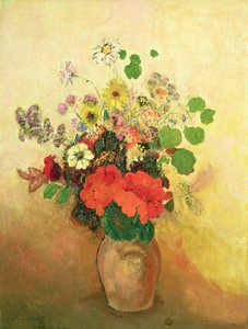 Vas med blommor, c.1908-10